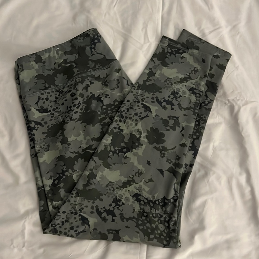 Floral Green Leggings